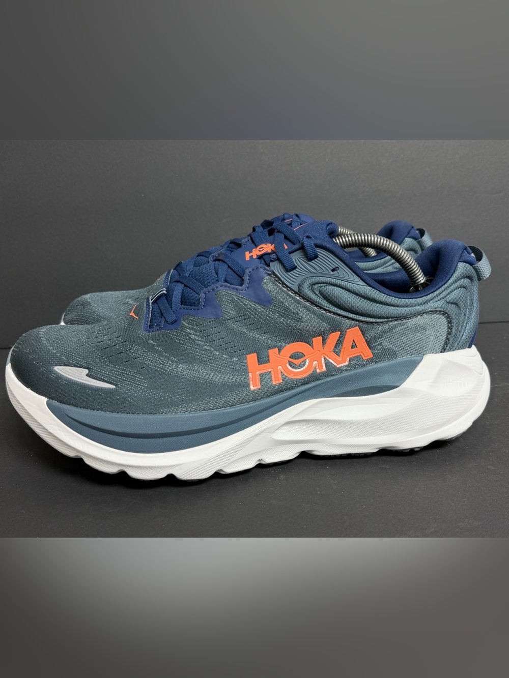 Hoka One One Gaviota 6 Men's Size 11 4E X-Wide Blue Shoes WORN ONCE